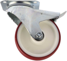 Koło samonastawne średnica kabla 160mm Płyta Tente 350kg wysokość całkowita 200mm