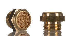 Tłumik hałasu , G 3/8 męskie Gwintowany 3/8cal Mosiądz RS PRO
