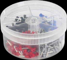 Assortment of insulated 0.5 - 2.5-mm² ferrules