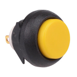 IBP3SAD500 Yellow Momentary Snap-In 12mm Push Button Switch SPST IP67 APEM