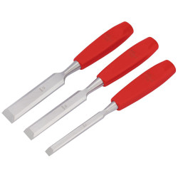 Draper Redline 68472 Wood Chisel Set (3 Piece)