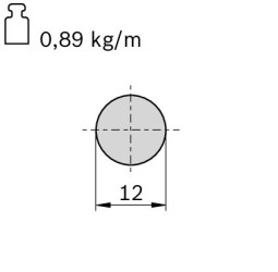 Walcówka średnica pręta 12mm