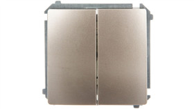 Simon Basic Łącznik Schodowy Podwójny Satynowy Bmw6/2L.01/29