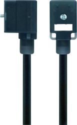 Złącze zaworowe kształt BI czarny VBI21-230.0-5/S370 Ilość styków:2+PE Escha Zawartość: 1 szt.