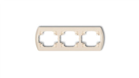 Trend Ramka Pozioma Potrójna Beżowy 1Rh-3