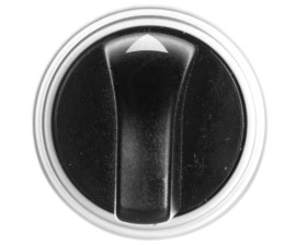 Napęd przełącznika 3 położeniowy 1-0-2 czarny z samopowrotem do pozycji 0 LPCS131