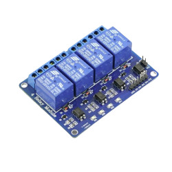 Moduł 4 przekaźników 5V z separacją optyczną
