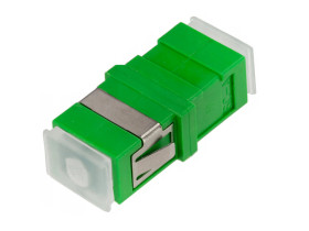 Adapter łącznik jednomodowy SC-APC/SC-APC (SM simplex)