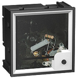 Amperomierz 1-fazowy analogowy pulpitowy 96x96mm bez skali kl.1,5 do współpracy z przekładnikiem 16074