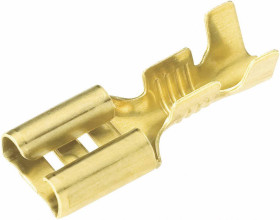 Konektor żeński, nieizolowany, mosiądz, 2.8x0.8 mm, 0.5-1.0 mm2
