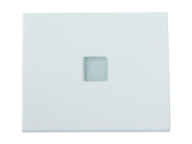 SISTENA LIFE Klawisz Arctic pojedynczy z bezbrawnym okienkiem podświetlenia 777011 LEGRAND