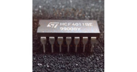 4011 (HCF4011BE) 2-input NAND gate - STM