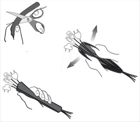 LTC 5120 Cable Sleeve, 6.6 ft, white