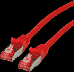 21152952 Patch cable Cat. 6 S/FTP (PiMF), LSOH, red, 0.3 m