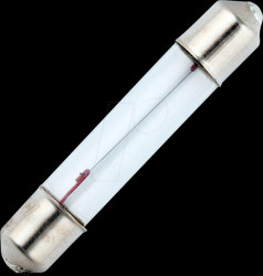 761439100 S6 T6x36, 24 V, 125 mA, 3 W, C8, 2K hrs, clear