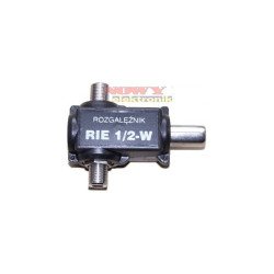 Rozgałęźnik antenowy RIE 1/2W 1 antena 2 telewizory 1xwt. 2xgn F.