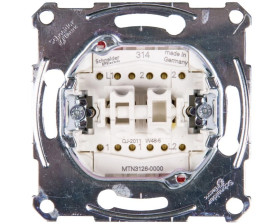 Merten Łącznik schodowy podwójny 10A 250V IP20 MTN3126-0000