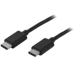 Kabel USB Złącze A USB C Złącze B USB C dł. 2m Kabel ładujący USB-C USB 2.0 kolor: Czarny