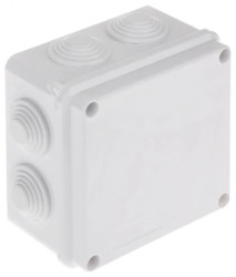 Puszka odgałeźna z dławnicami 108x108x67 IP65 PK-100X100