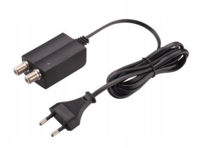 Zasilacz antenowy impulsowy PS-02 12V 300mA z gniazdem typu F