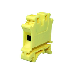 Złączka szynowa gwintowa 1-torowa ZJU2-10 żółta ZJU-16/YL Ergom
