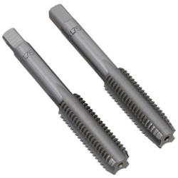 Sealey TSM12 Tap Set 2pc (Taper &amp; Plug) M12 x 1.75mm