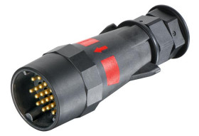 Złącza okrągłe 18-pinowe Wciskane Wtyczka HARTING