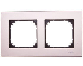 Merten M-Elegance Ramka podwójna metalowa tytan MTN403205
