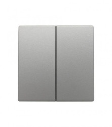 KOS66 Klawisz podwójny aluminium 664025