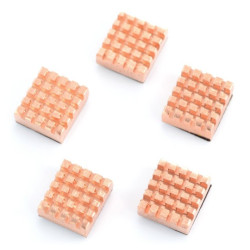 Zestaw radiatorów miedzianych do LattePanda z taśma termoprzewodzącą