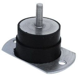 Mocowanie antywibracyjne, M12, Ø 127mm, H 50mm, 250, materiał: Guma naturalna 60 Shore A, RS PRO