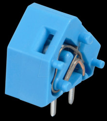 236-754 PCB terminal, modular, RM 7.62, blue
