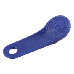 Uchwyt, brelok do pamięci pastylkowej DS1990 - niebieski ciemny