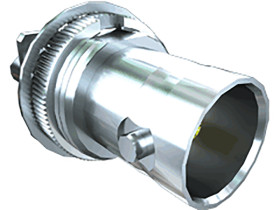 Złącze koncentryczne Montaż na płytce drukowanej Żeński 75Ω typ złącza Złącze BNC 0 to 12GHz Montaż na krawędzi typ