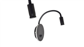 Lampka Nocna Base 8W+2W Black Ml6354 Milagro