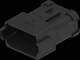 Pin housing, 12 pole, for DEUTSCH DT series, DT04-12PA-CE03