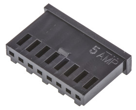 Obudowa złącza 8-pinowe -rzędowe raster: 2.54mm TE Connectivity Żeński Montaż na kablu AMPMODU MOD II Złącze Centerline