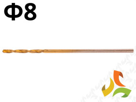 Wiertło do metalu HSS-TiN,8.0mm 57H146 GRAPHITE