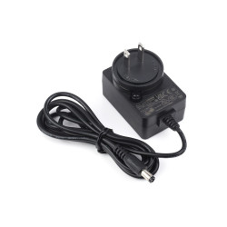 Zasilacz 12 V/1 A z wyjściem 5,5x2,1 mm z wtyczkami US/EU/UK - Waveshare 24934