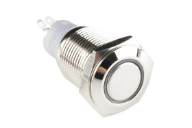 Sparkfun Metal Pushbutton - Latching (16mm, White)