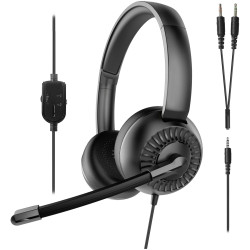 SpeedLink SL-870006-BK METIS On-ear headset Corded Stereo Black Volume control