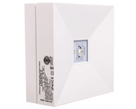 Oprawa awaryjna LOVATO II 3W 1H jednozadaniowa (opt. uniwersalna) autotest biała LV2U/3W/B/1/SE/AT/WH