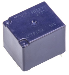 Przekaźnik motoryzacyjny, DPDT, 12V dc, 1W, montaż PCB, Panasonic