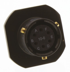 Złącze 6-pinowe Żeński Amphenol Limited Żeński Montaż na kablu MIL-DTL-26482 rozmiar 10