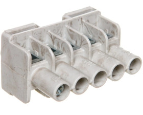 Listwa zaciskowa do puszek 5-torowa 1,5-6 mm2 Cu szara DKL 04 2600055