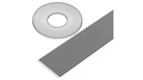 Ds1057-26A282r-30.5 Przewód: Wstążkowy 1,27Mm Linka Cu Nieekranowany Pvc Szary