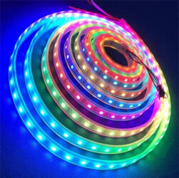Taśma LED RGB cyfrowa/adresowalna 5V, WS2812B 300xLED5050 5m IP65
