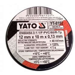Taśma izolacyjna YATO YT-8152 czarna 12x10x0,13