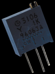 precisionpoti. 25 Gänge, vert., 20 K-Ohm