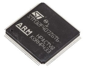Mikrokontroler STMicroelectronics STM32F407ZG LQFP 144-pinowy Powierzchnia ARM Cortex M4 1024kB 32 bit 168 MHz, 192 kB